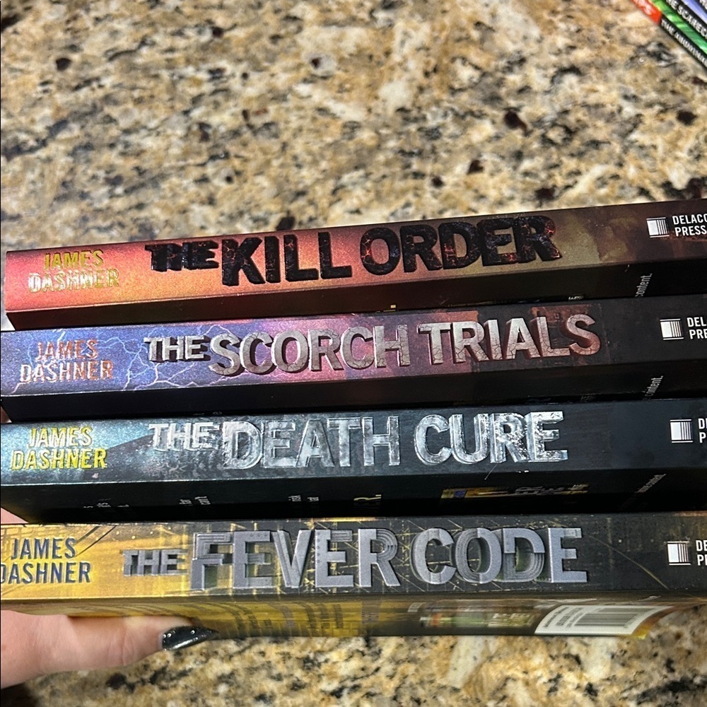 Maze Runner Book Series by James Dashner. Books 2-5.
